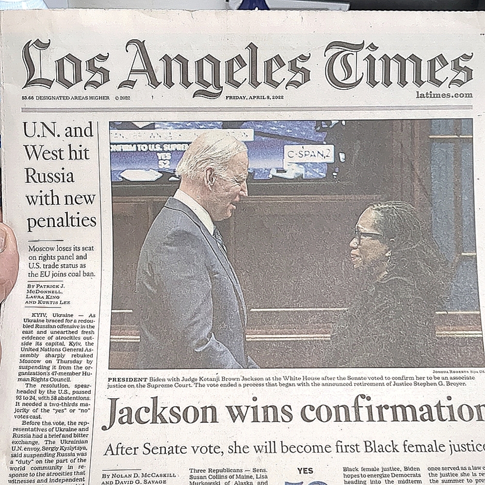 First Black Female Justice 4-8-22